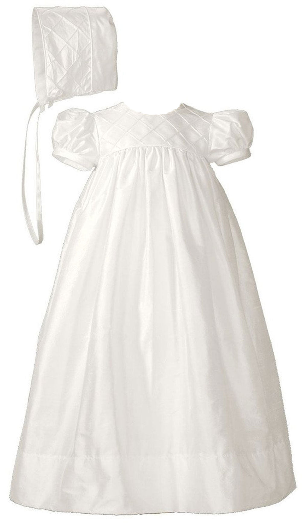 Girls 25″ Victorian Style Cotton Christening Baptism Gown (CO78GS)